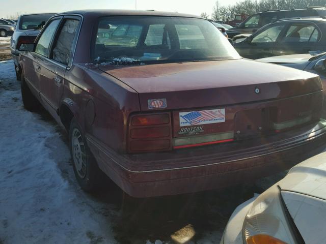 1G3AG54NXP6412310 - 1993 OLDSMOBILE CUTLASS CI RED photo 3