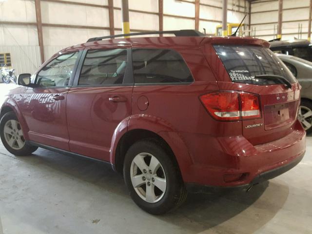 3C4PDCBG8CT361708 - 2012 DODGE JOURNEY SX RED photo 3