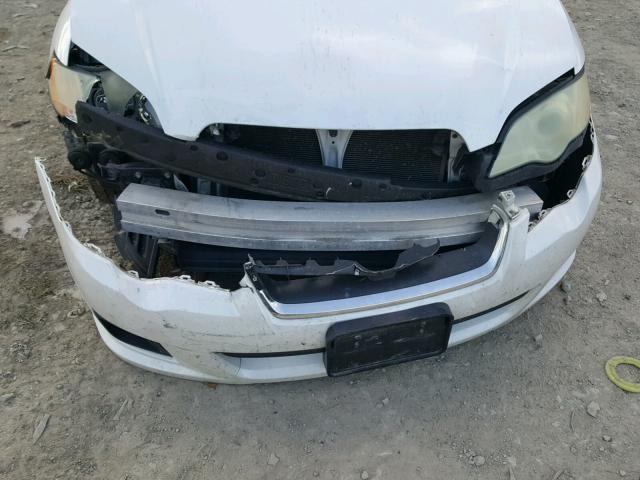 4S3BL616586217624 - 2008 SUBARU LEGACY 2.5 WHITE photo 10