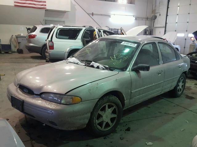 1FALP6531VK152059 - 1997 FORD CONTOUR BA TAN photo 2