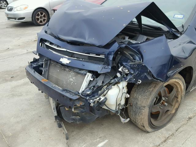 1G1ZC5E03AF184328 - 2010 CHEVROLET MALIBU 1LT BLUE photo 9