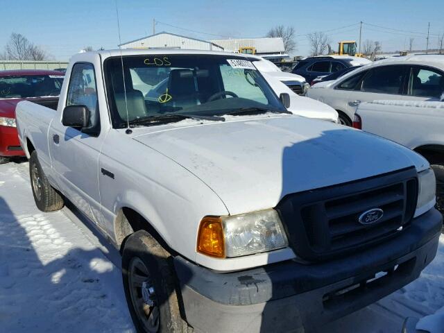 1FTYR10D74PB31036 - 2004 FORD RANGER WHITE photo 1