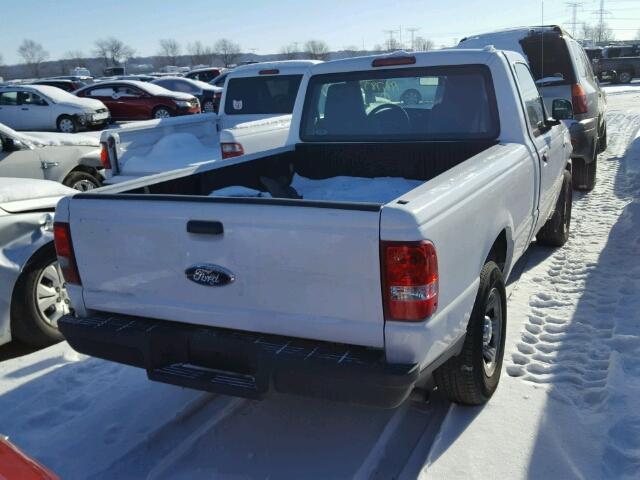 1FTYR10D74PB31036 - 2004 FORD RANGER WHITE photo 4