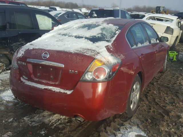 1N4AL21E38C153652 - 2008 NISSAN ALTIMA 2.5 RED photo 4