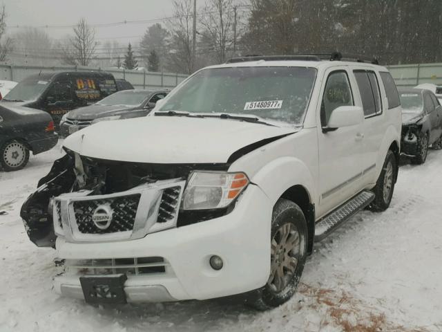 5N1AR18B58C611816 - 2008 NISSAN PATHFINDER WHITE photo 2