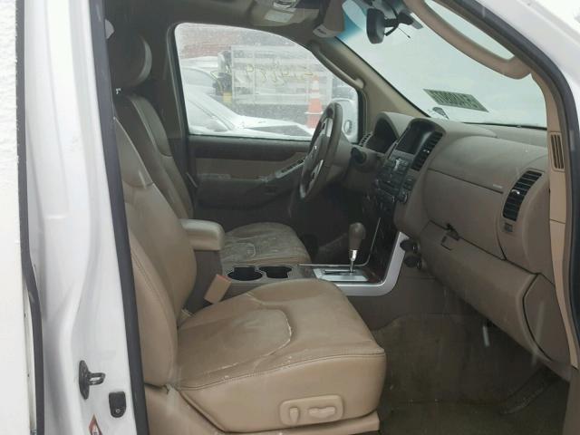 5N1AR18B58C611816 - 2008 NISSAN PATHFINDER WHITE photo 5