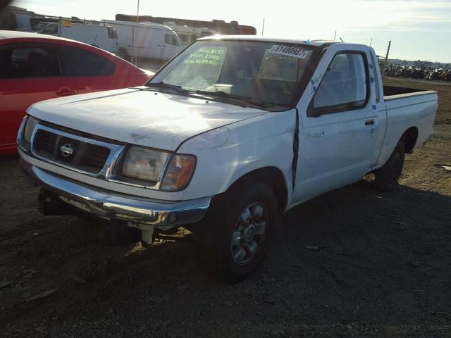 1N6DD26S7XC344666 - 1999 NISSAN FRONTIER K WHITE photo 2