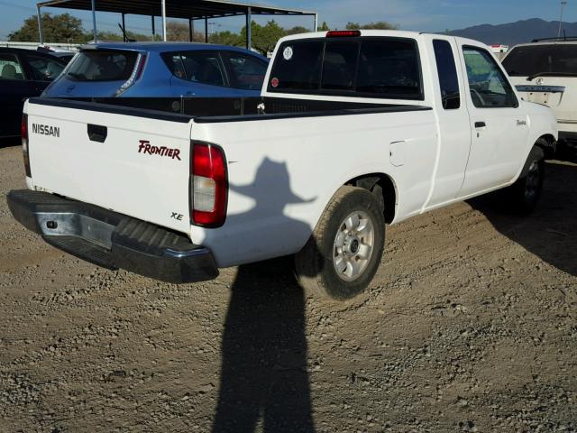 1N6DD26S7XC344666 - 1999 NISSAN FRONTIER K WHITE photo 4