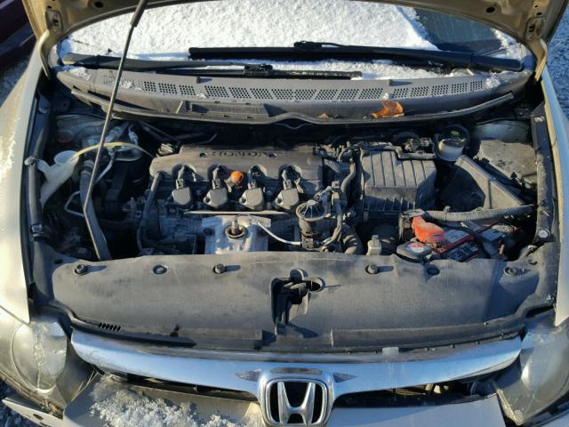 1HGFA16568L037954 - 2008 HONDA CIVIC LX GOLD photo 7