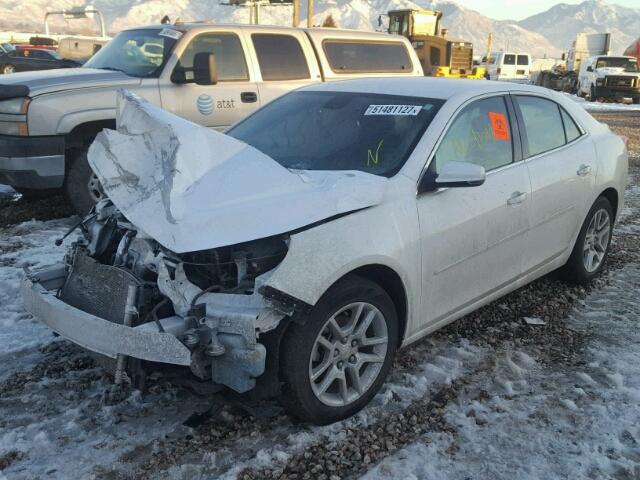 1G11C5SL0EF213043 - 2014 CHEVROLET MALIBU 1LT WHITE photo 2