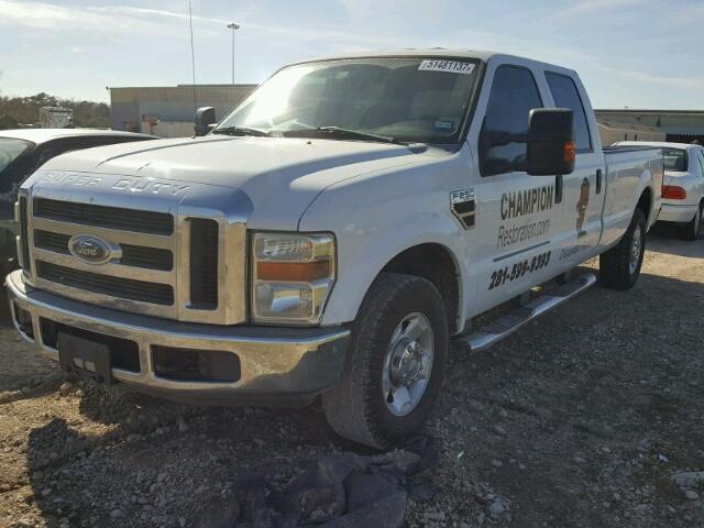 1FTSW2A53AEA97700 - 2010 FORD F250 SUPER WHITE photo 2