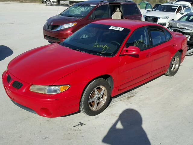 1G2WP52K9YF151823 - 2000 PONTIAC GRAND PRIX RED photo 2