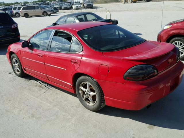 1G2WP52K9YF151823 - 2000 PONTIAC GRAND PRIX RED photo 3