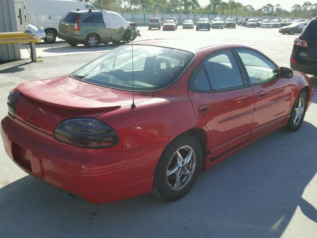 1G2WP52K9YF151823 - 2000 PONTIAC GRAND PRIX RED photo 4