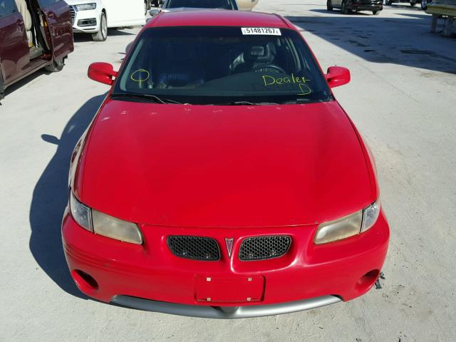 1G2WP52K9YF151823 - 2000 PONTIAC GRAND PRIX RED photo 9