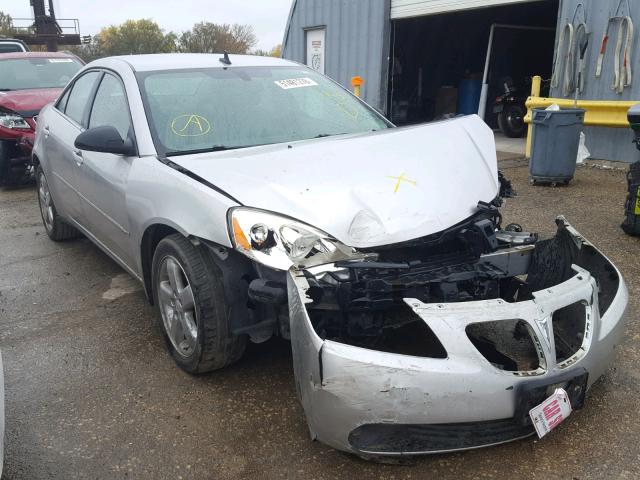 1G2ZH57N684193262 - 2008 PONTIAC G6 GT SILVER photo 1