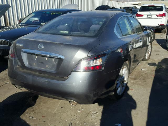 1N4AA5AP8DC824784 - 2013 NISSAN MAXIMA S GRAY photo 4