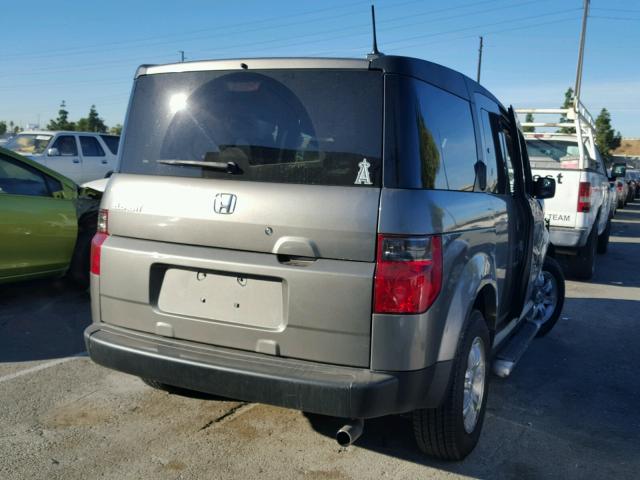 5J6YH18778L005249 - 2008 HONDA ELEMENT EX GRAY photo 4