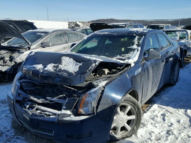 1G6DG577880141944 - 2008 CADILLAC CTS BLUE photo 2