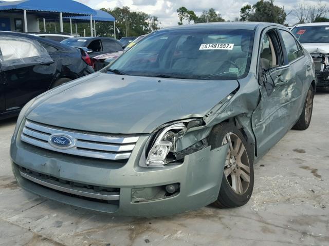 3FAHP08199R196373 - 2009 FORD FUSION SEL GREEN photo 2