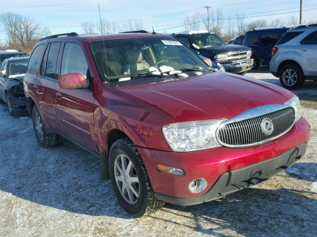 5GADT13S842419687 - 2004 BUICK RAINIER CX BURGUNDY photo 1