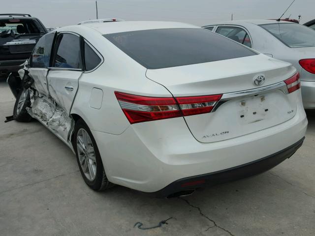 4T1BK1EB7DU056482 - 2013 TOYOTA AVALON BAS WHITE photo 3