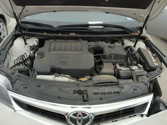 4T1BK1EB7DU056482 - 2013 TOYOTA AVALON BAS WHITE photo 7