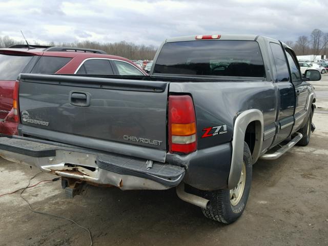 1GCEK19T61E176834 - 2001 CHEVROLET SILVERADO GRAY photo 4