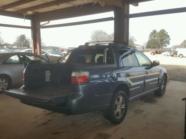 4S4BT62C667102795 - 2006 SUBARU BAJA SPORT BLUE photo 4