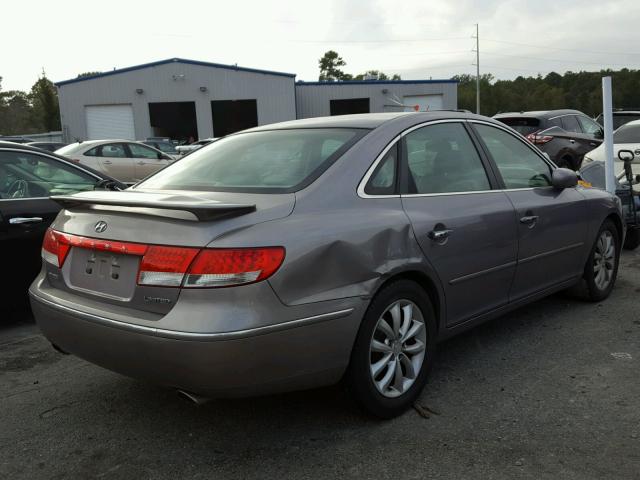 KMHFC46F56A043848 - 2006 HYUNDAI AZERA SE TAN photo 4