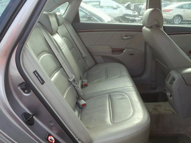 KMHFC46F56A043848 - 2006 HYUNDAI AZERA SE TAN photo 6