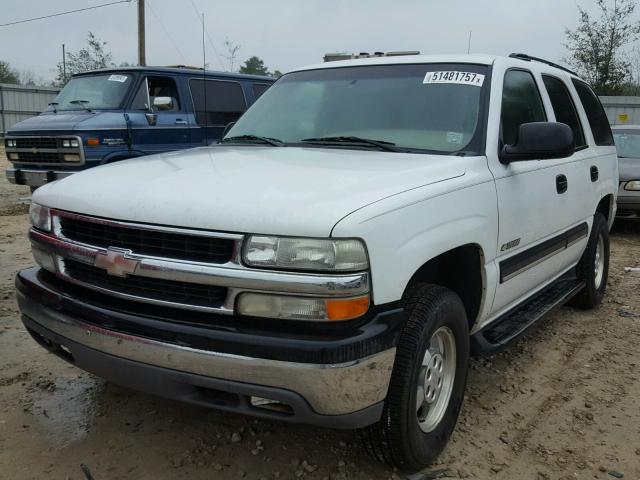 1GNEC13Z43J345308 - 2003 CHEVROLET TAHOE C150 WHITE photo 2