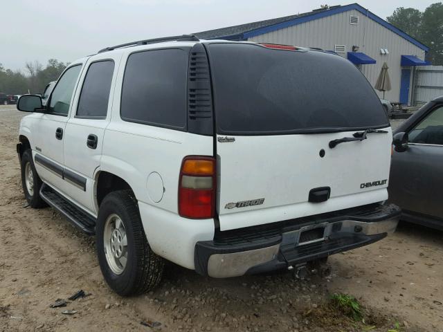 1GNEC13Z43J345308 - 2003 CHEVROLET TAHOE C150 WHITE photo 3