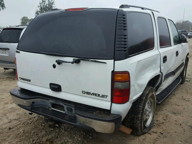 1GNEC13Z43J345308 - 2003 CHEVROLET TAHOE C150 WHITE photo 4