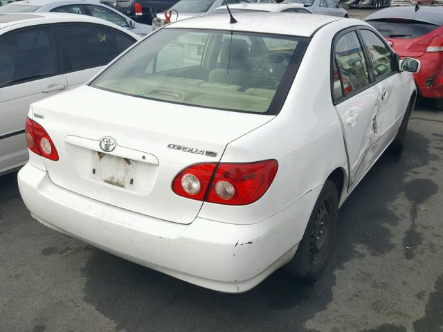 JTDBR32E660088571 - 2006 TOYOTA COROLLA CE WHITE photo 4