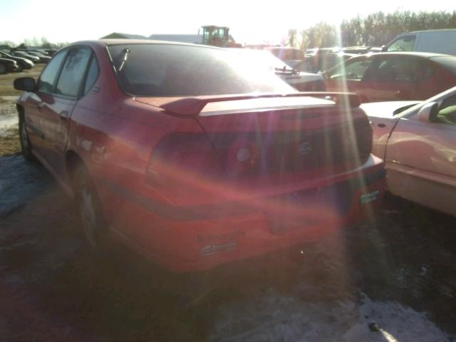 2G1WH55K119136387 - 2001 CHEVROLET IMPALA LS RED photo 3