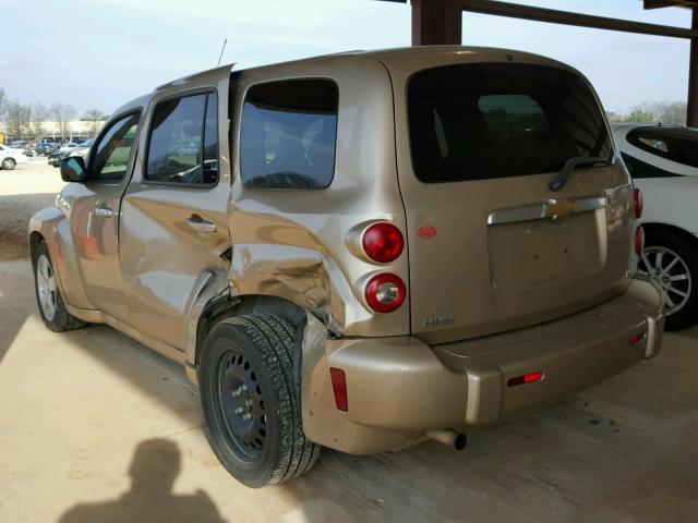 3GNDA13D07S607187 - 2007 CHEVROLET HHR LS GOLD photo 3