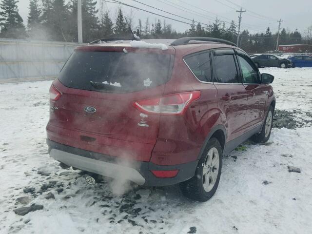 1FMCU9GX7EUA24591 - 2014 FORD ESCAPE SE RED photo 4