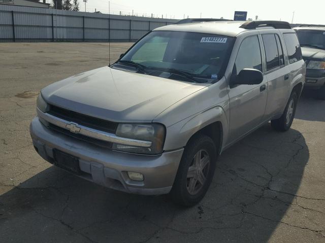 1GNES16S136229357 - 2003 CHEVROLET TRAILBLAZE TAN photo 2