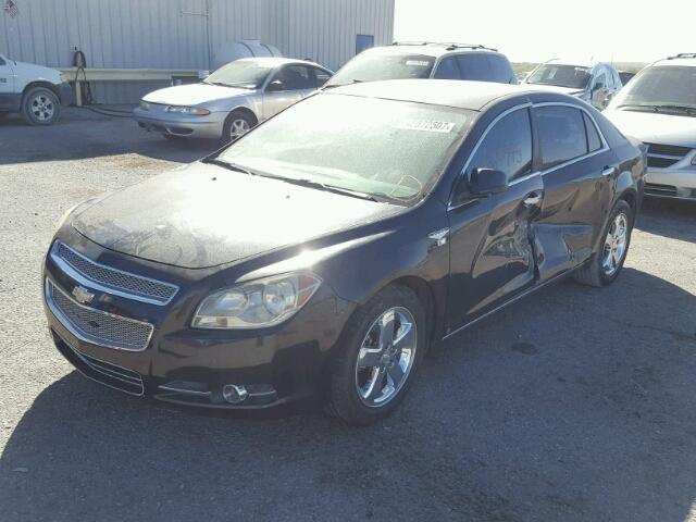 1G1ZK57BX8F293638 - 2008 CHEVROLET MALIBU LTZ BLACK photo 2