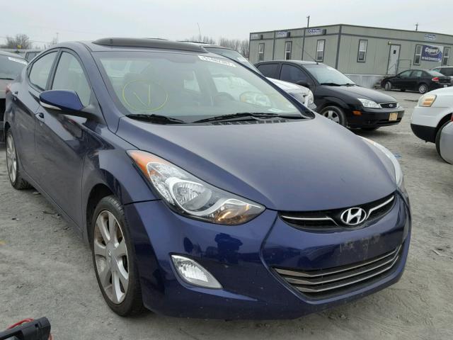 5NPDH4AE1DH153698 - 2013 HYUNDAI ELANTRA GL BLUE photo 1