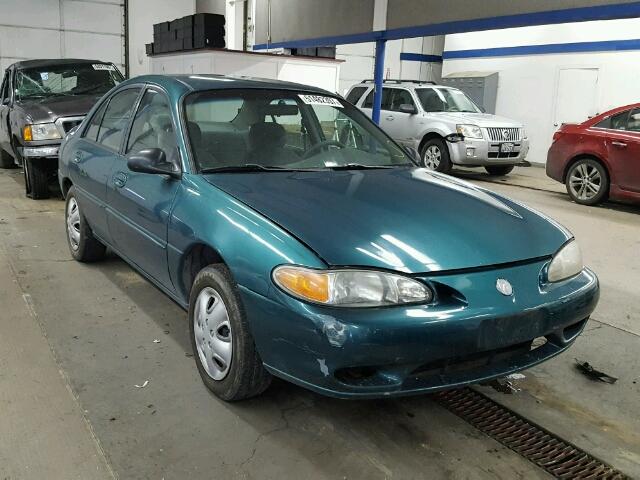 1MELM13P7VW659633 - 1997 MERCURY TRACER LS GREEN photo 1