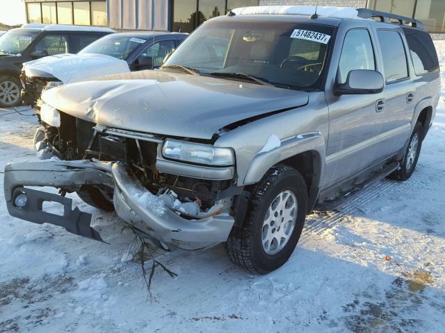 3GNFK16Z93G161972 - 2003 CHEVROLET SUBURBAN K GRAY photo 2