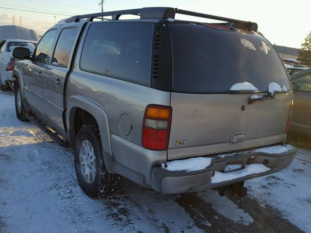 3GNFK16Z93G161972 - 2003 CHEVROLET SUBURBAN K GRAY photo 3