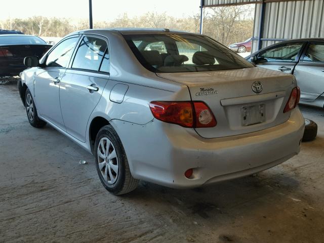 JTDBL40E89J012858 - 2009 TOYOTA COROLLA BA SILVER photo 3