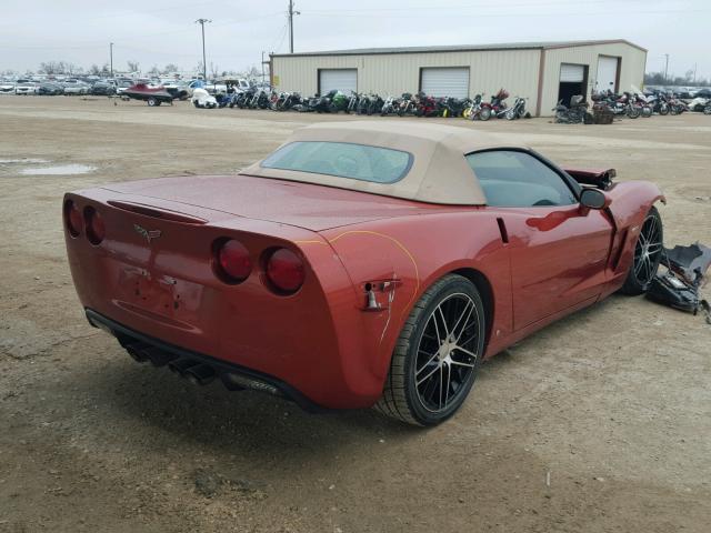 1G1YY36U965124098 - 2006 CHEVROLET CORVETTE ORANGE photo 4