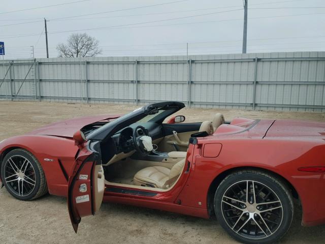 1G1YY36U965124098 - 2006 CHEVROLET CORVETTE ORANGE photo 9