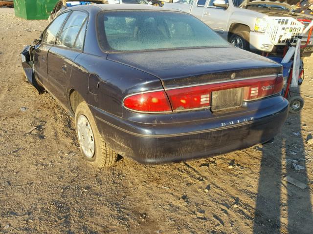 2G4WS52JX21192103 - 2002 BUICK CENTURY CU BLUE photo 3