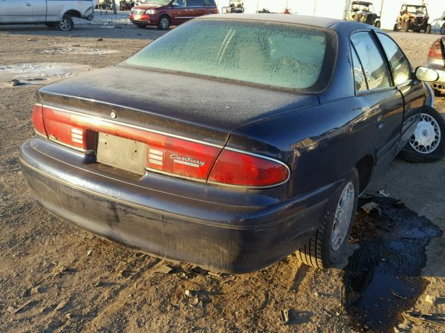 2G4WS52JX21192103 - 2002 BUICK CENTURY CU BLUE photo 4