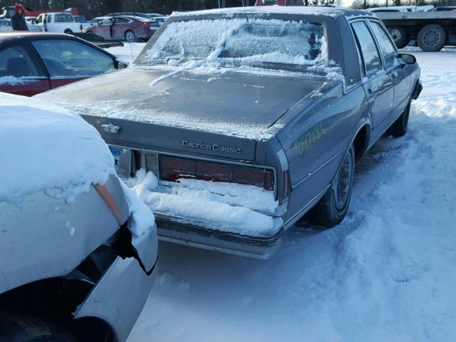 1G1BU54E0LR129929 - 1990 CHEVROLET CAPRICE CL 灰色 照片 4